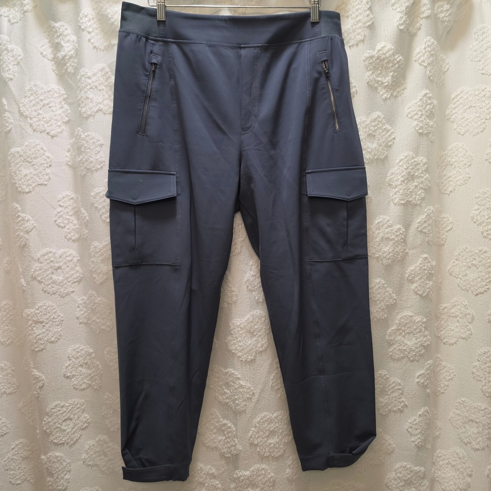 Athleta Endless Cargo Pants Dark Gray Women's Size 16 Hiking Pant
